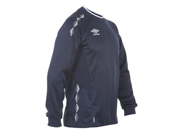 UMBRO UX-1 Trn Sweater jr Marine/Hv 116 Teknisk treningsgenser 